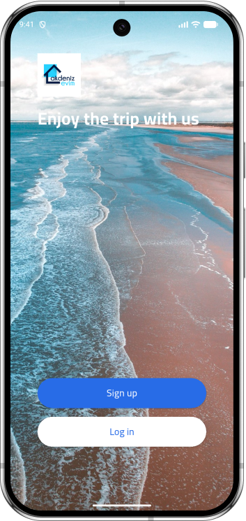 Sign In / Sign Up — Akdeniz Evim - Real Estate Mobile App