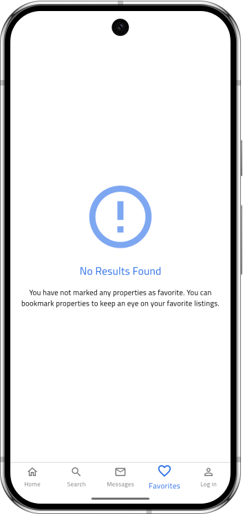Favorites (Signed Out) — Akdeniz Evim - Real Estate Mobile App