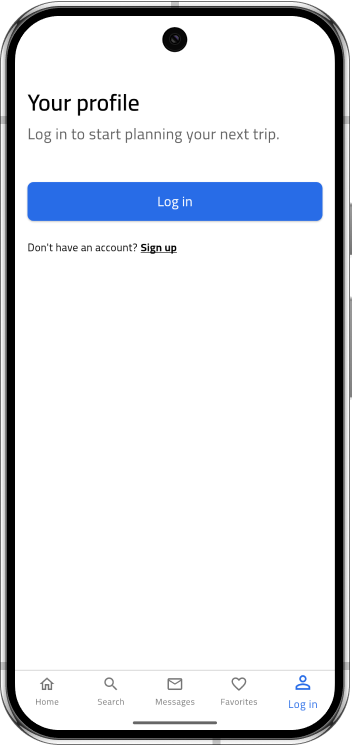Profile (Signed Out) — Akdeniz Evim - Real Estate Mobile App