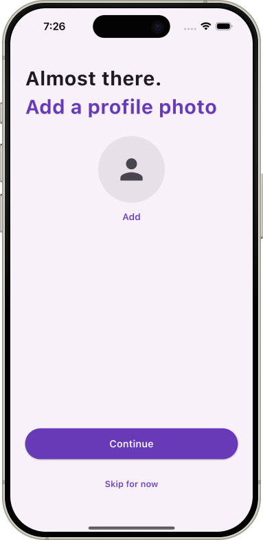 Add Profile Photo — Dropline — Real-Time Messaging App